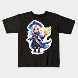 Mage Fantasy Illustration Kids T-Shirt